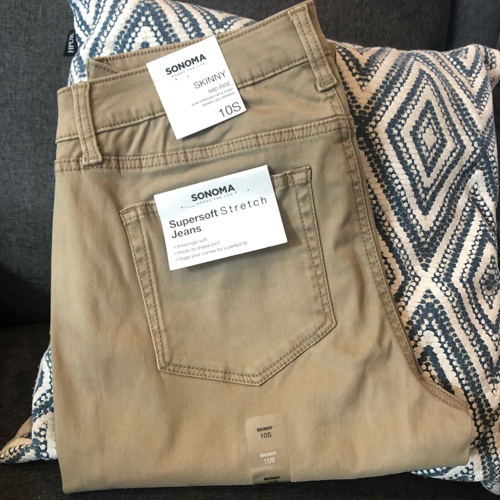 Sonoma Skinny Mid Rise sz 10S